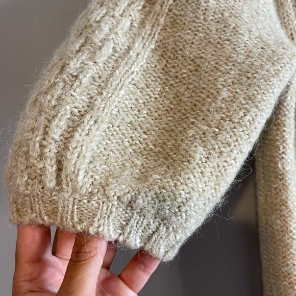 Kaisely Wool/Alpaca Blend Short Sleeve Sweater Dress | SZ M - Picture 8 of 12